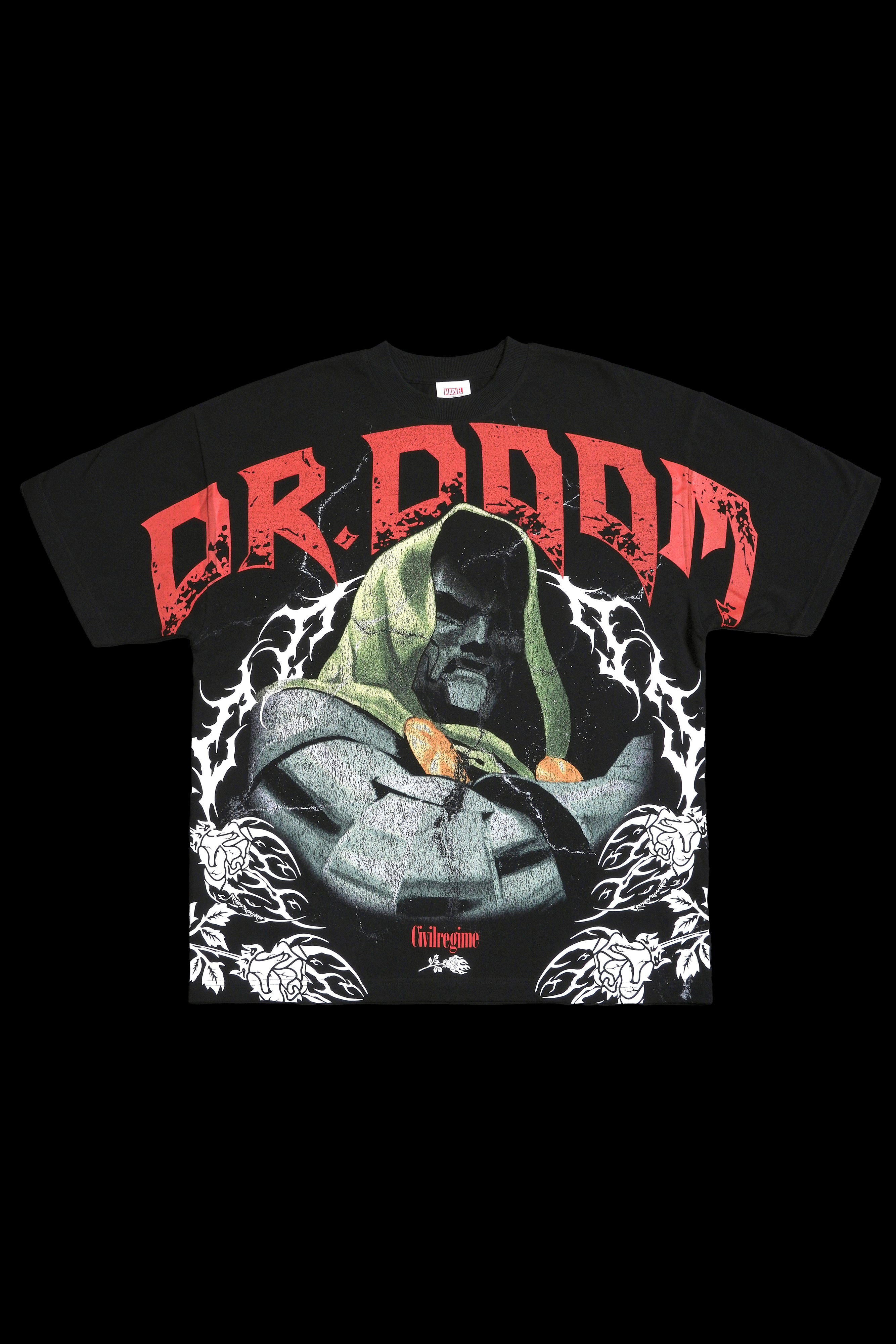 Dr. Doom American Classic Oversized Tee in Black (PREORDER)