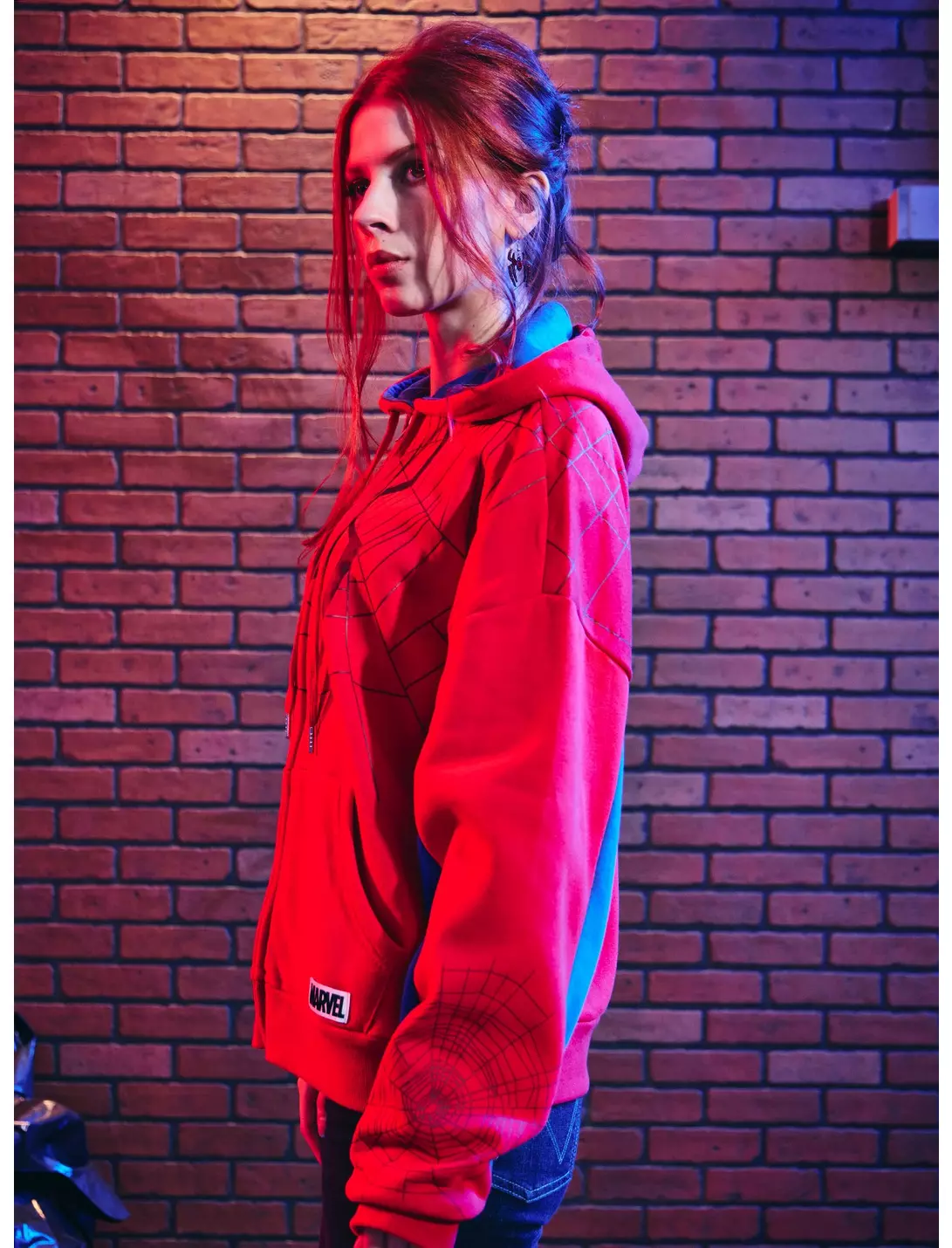 Her Universe Marvel Spider-Man: Brand New Day Spider-Man Girls Oversized Hoodie