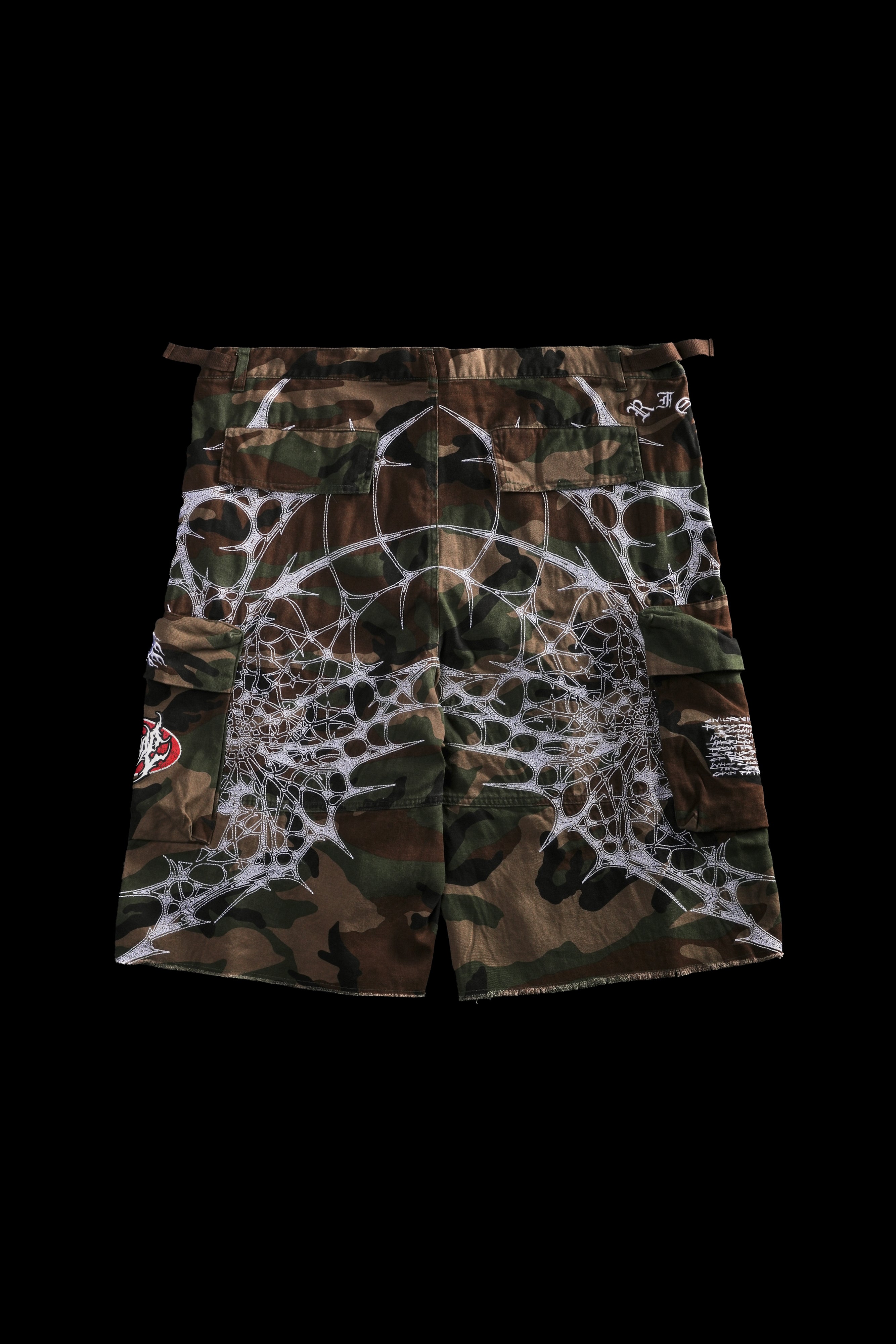 Caught In It Civil Militia Shorts in Green Camo
