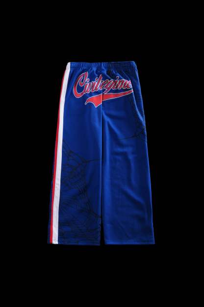 Vicious Varsity Track Pants in Collegiate Blue