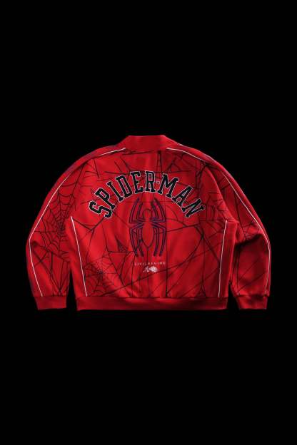 Spider Chaos Civil Track Jacket in E-Red