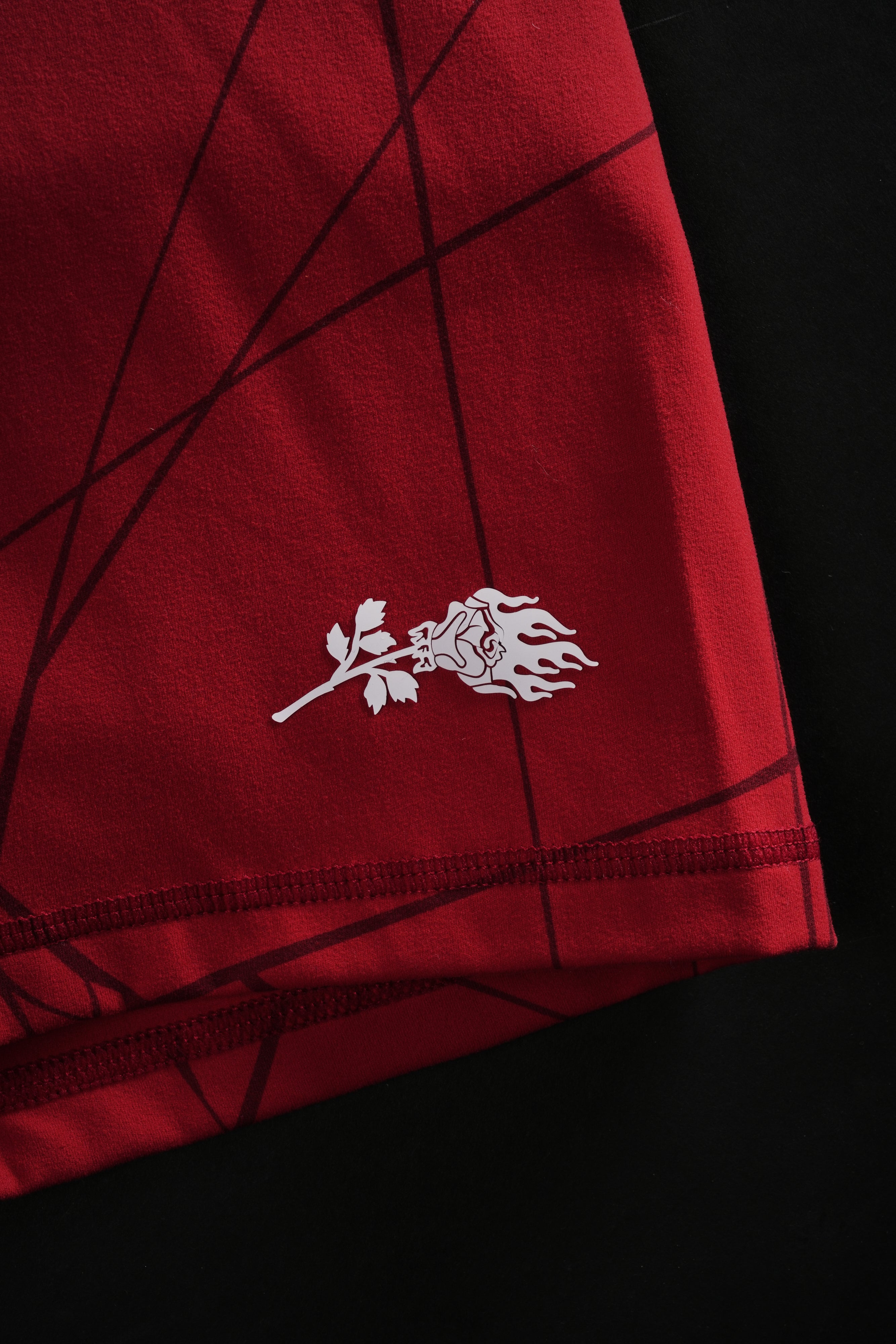 City Hunter Energy Bike Shorts in E-Red