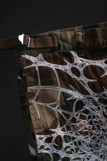 Caught In It Civil Militia Shorts in Green Camo