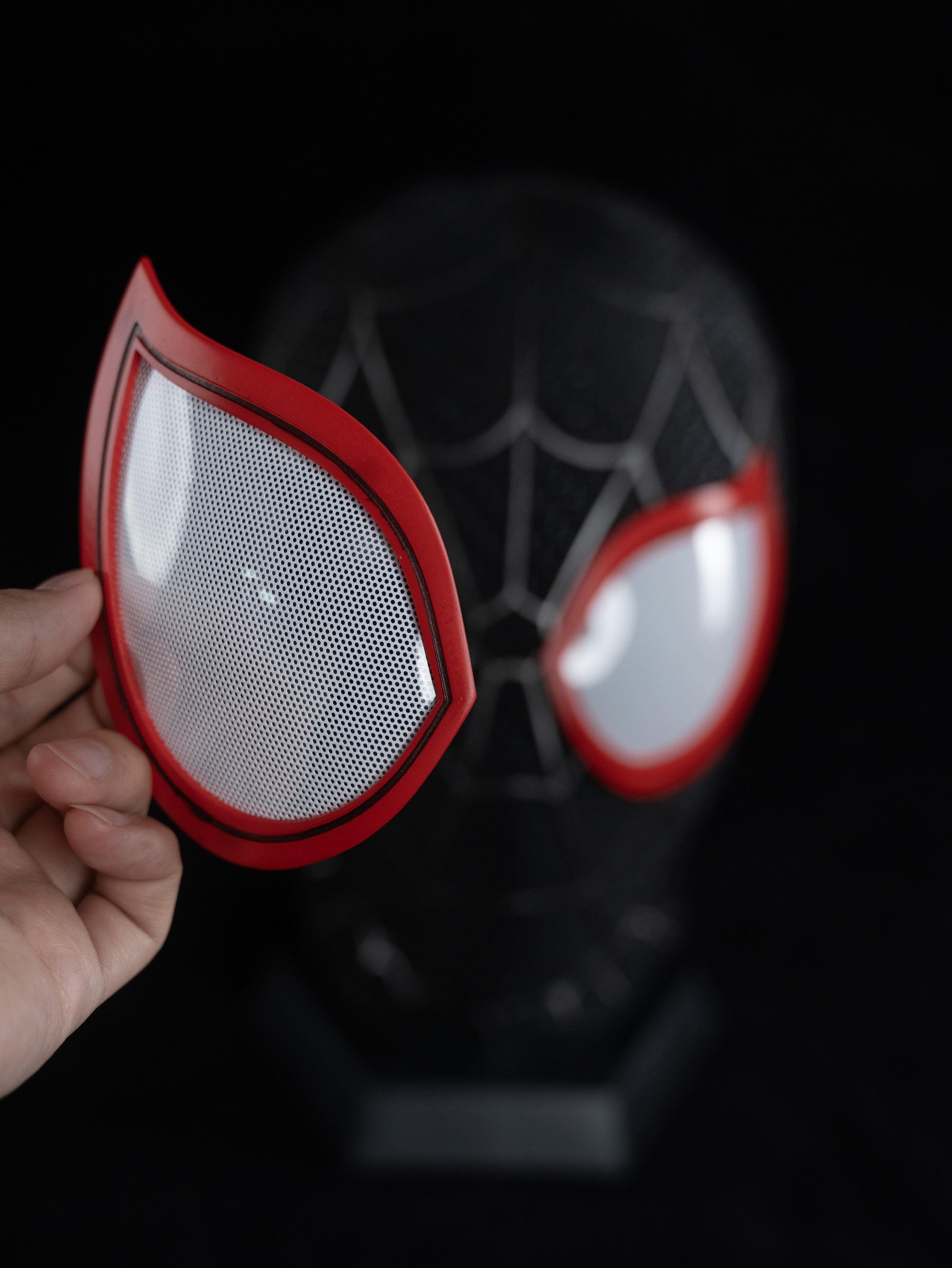 Black&Red Graffiti Style Face Shell Mask