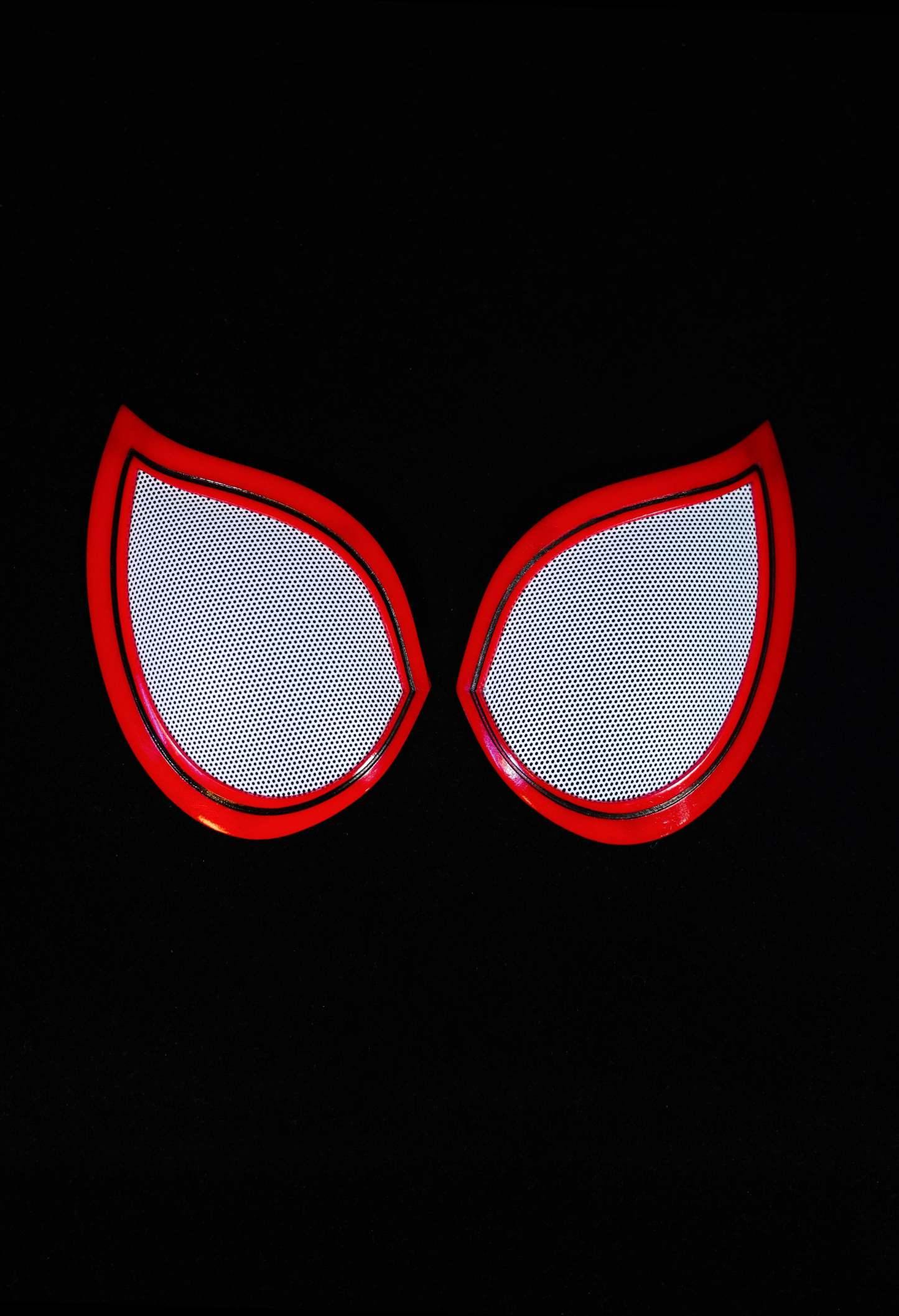 Black&Red Graffiti Style Face Shell Mask