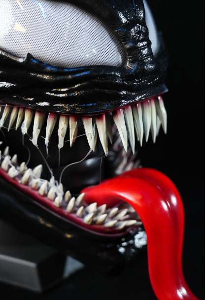 Black Symbiosis Helmet With Tongue