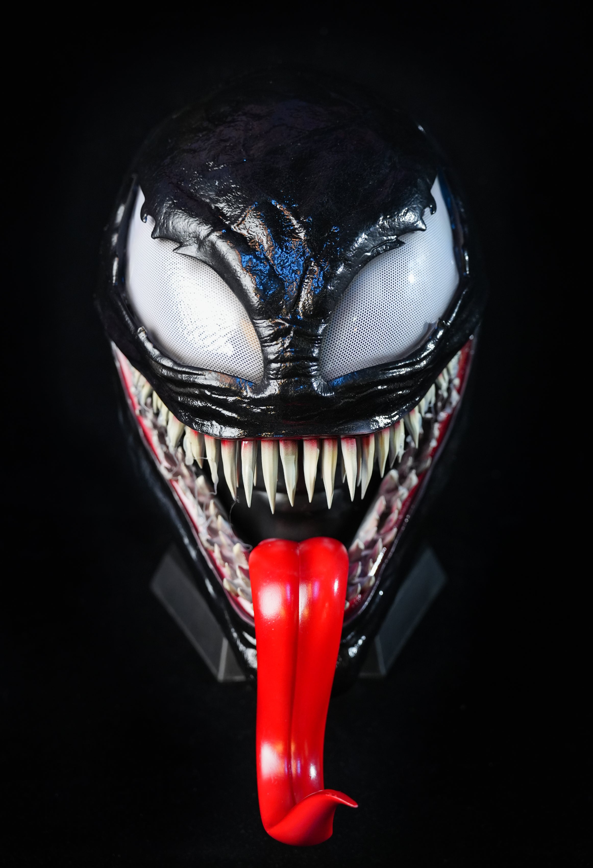 Black Symbiosis Helmet With Tongue