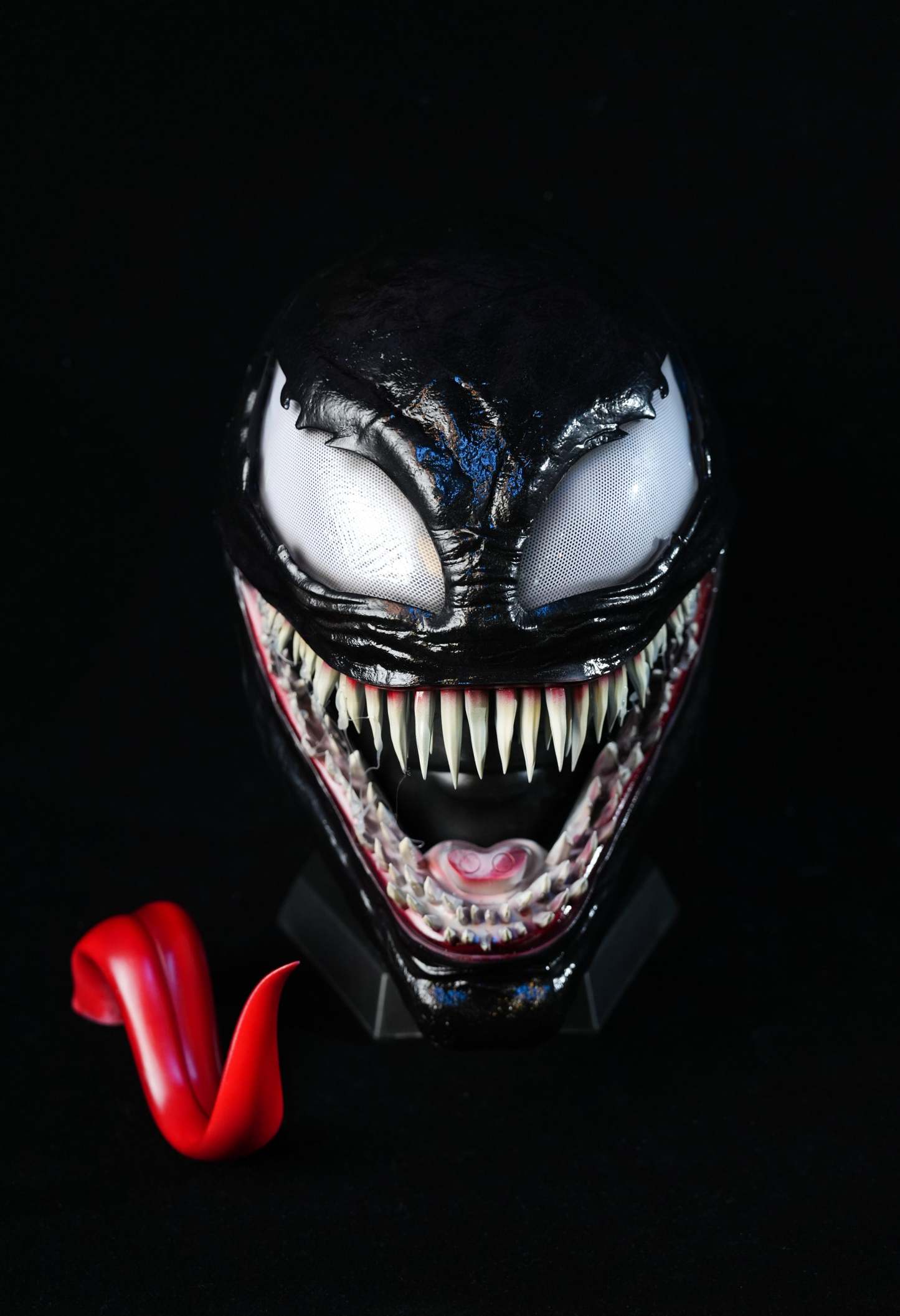 Black Symbiosis Helmet With Tongue
