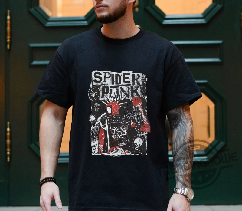 Spider Punk Across the Spider Verse Gift Shirt 7 Spider Punk Across the Spider Verse Gift Shirt