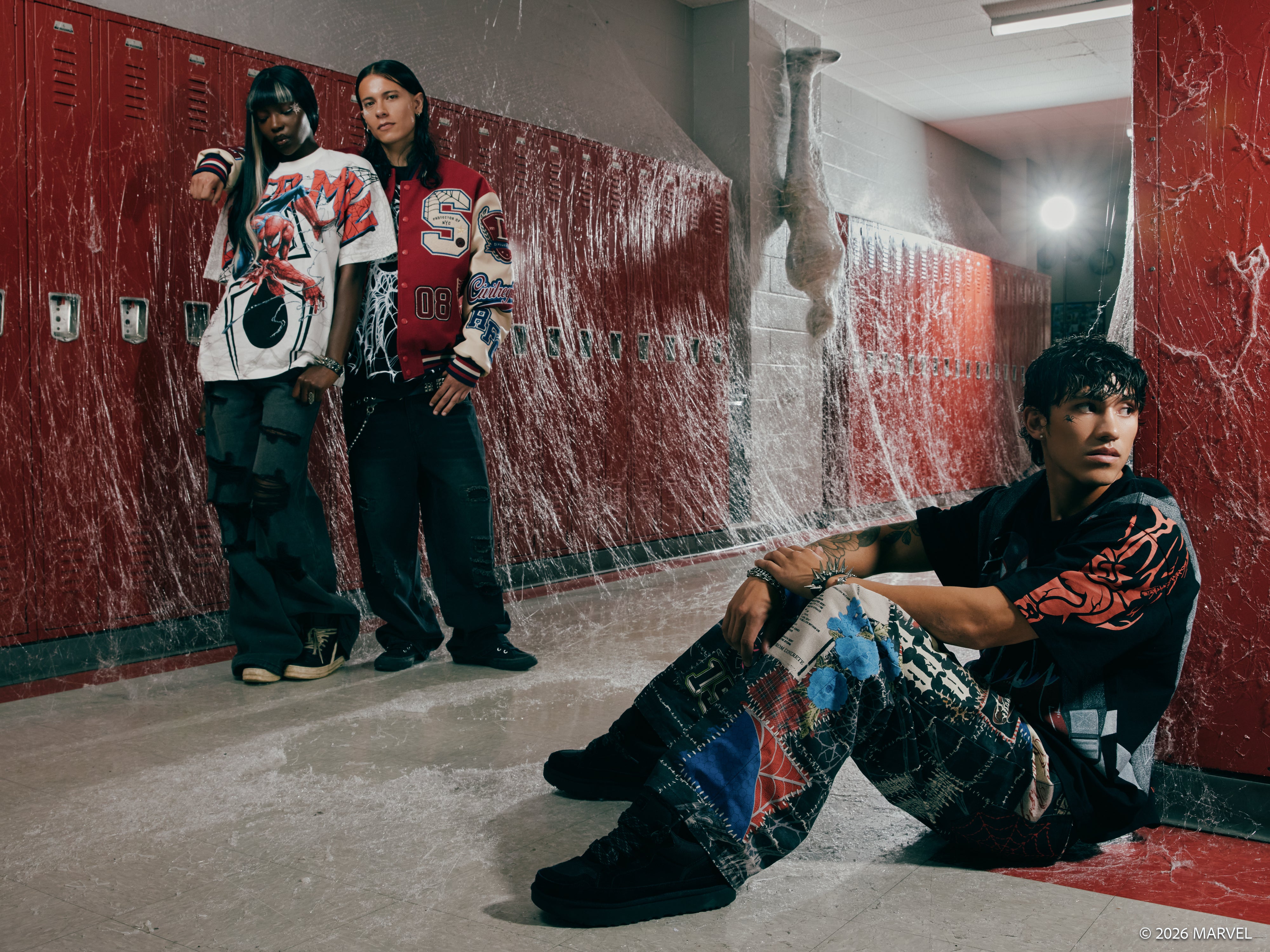 Krust Through Raw Baggy Pants in All Over Print