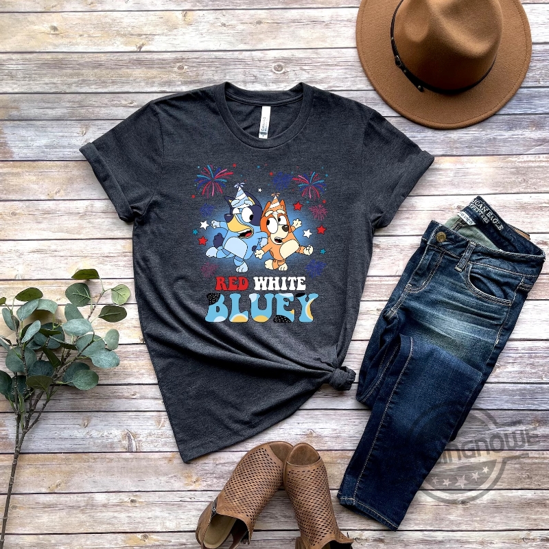 Red White Bluey Happy Independence Day 2023 Gift Shirt 7 Red White Bluey Happy Independence Day 2023 Gift Shirt