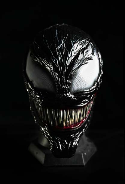 Black Symbiosis Helmet Without Tongue