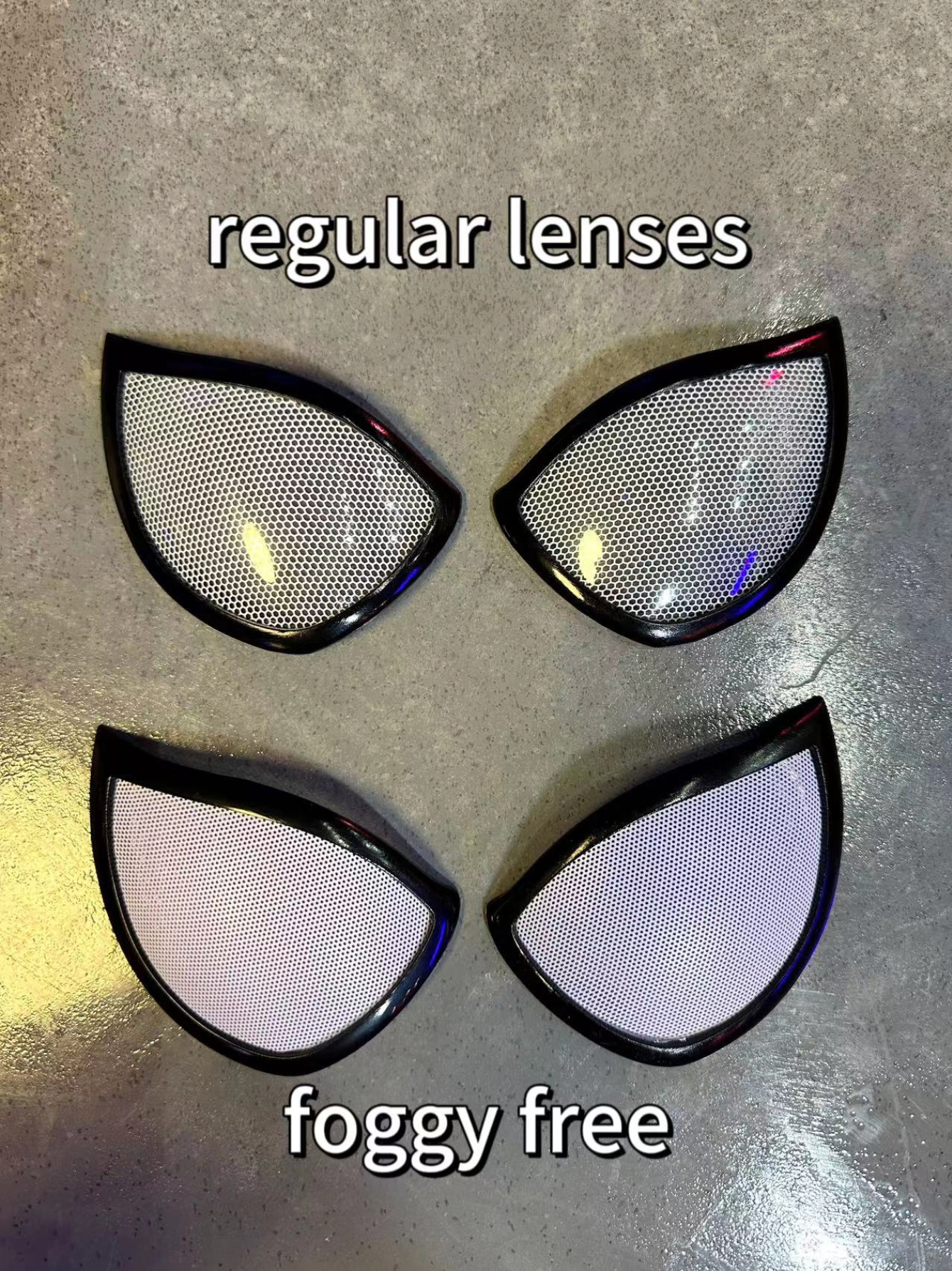 V4 Black Face Shell Mask