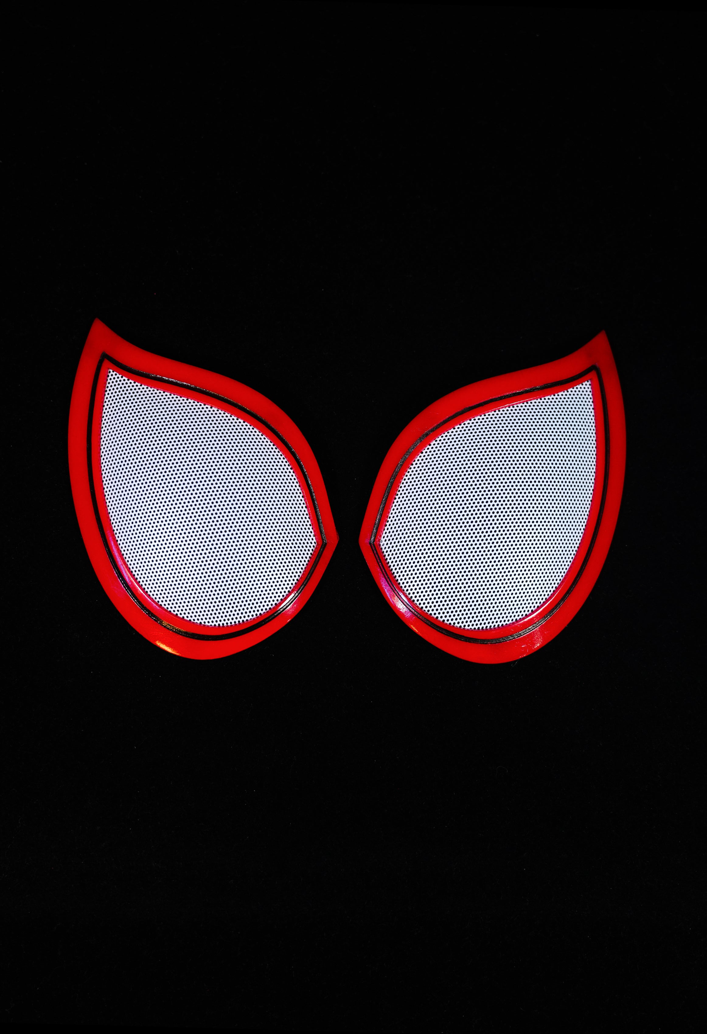 Black&Red Graffiti Style Face Shell Mask