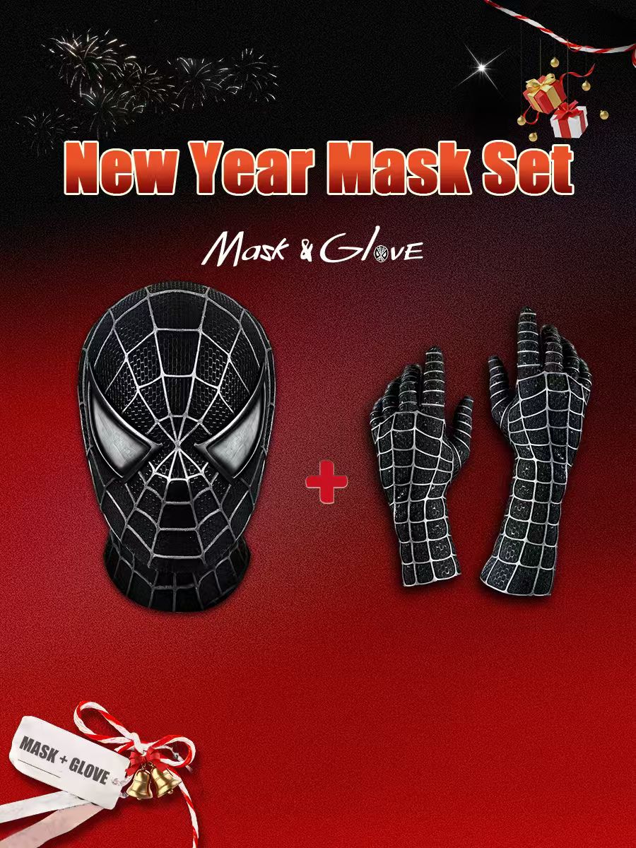New Year Mask Set: OG Black Mask & Gloves