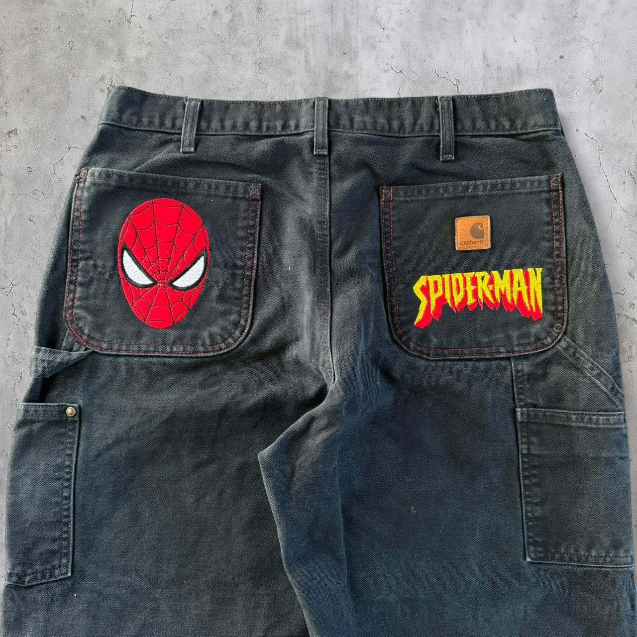 (36) spider-man Carhartt double knee