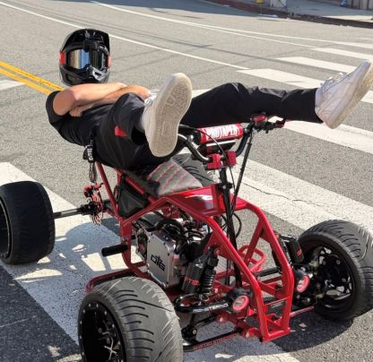 Ronster Red Electric Mini Quad