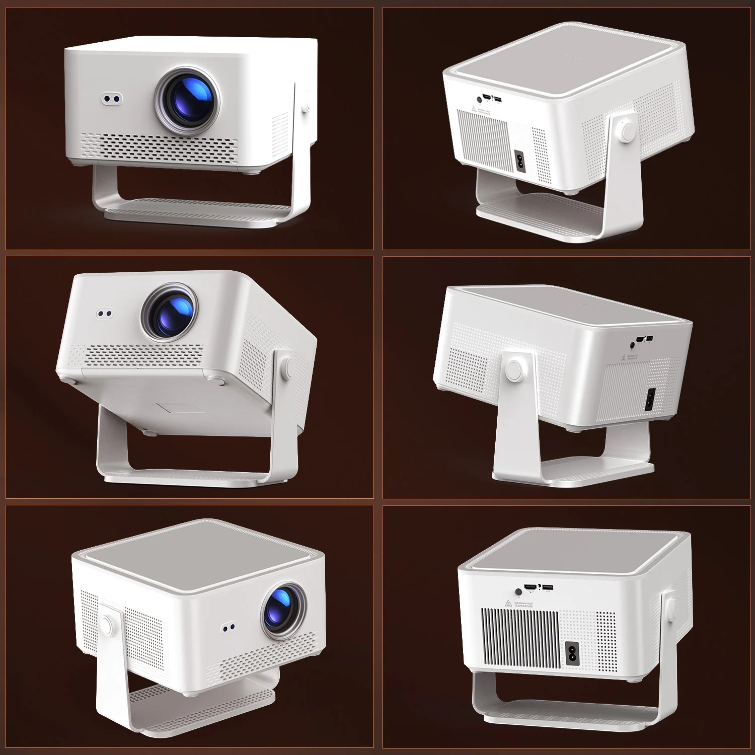 480MAX Smart Projector | 1100 ANSI 4K Home Cinema with Auto Focus, AI Keystone, Android 14, WiFi 6 & HDR10+