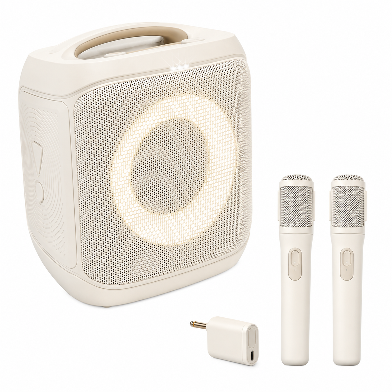 🔥 Today’s Special | AI Sound Boost Portable Bluetooth Speaker – Dynamic Light Show, 15H Battery, Mic & Guitar Inputs