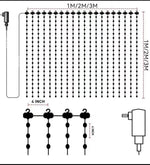 Perfely Smart LED Balcony Christmas Lights