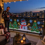 Perfely Smart LED Balcony Christmas Lights