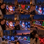Perfely Smart LED Balcony Christmas Lights