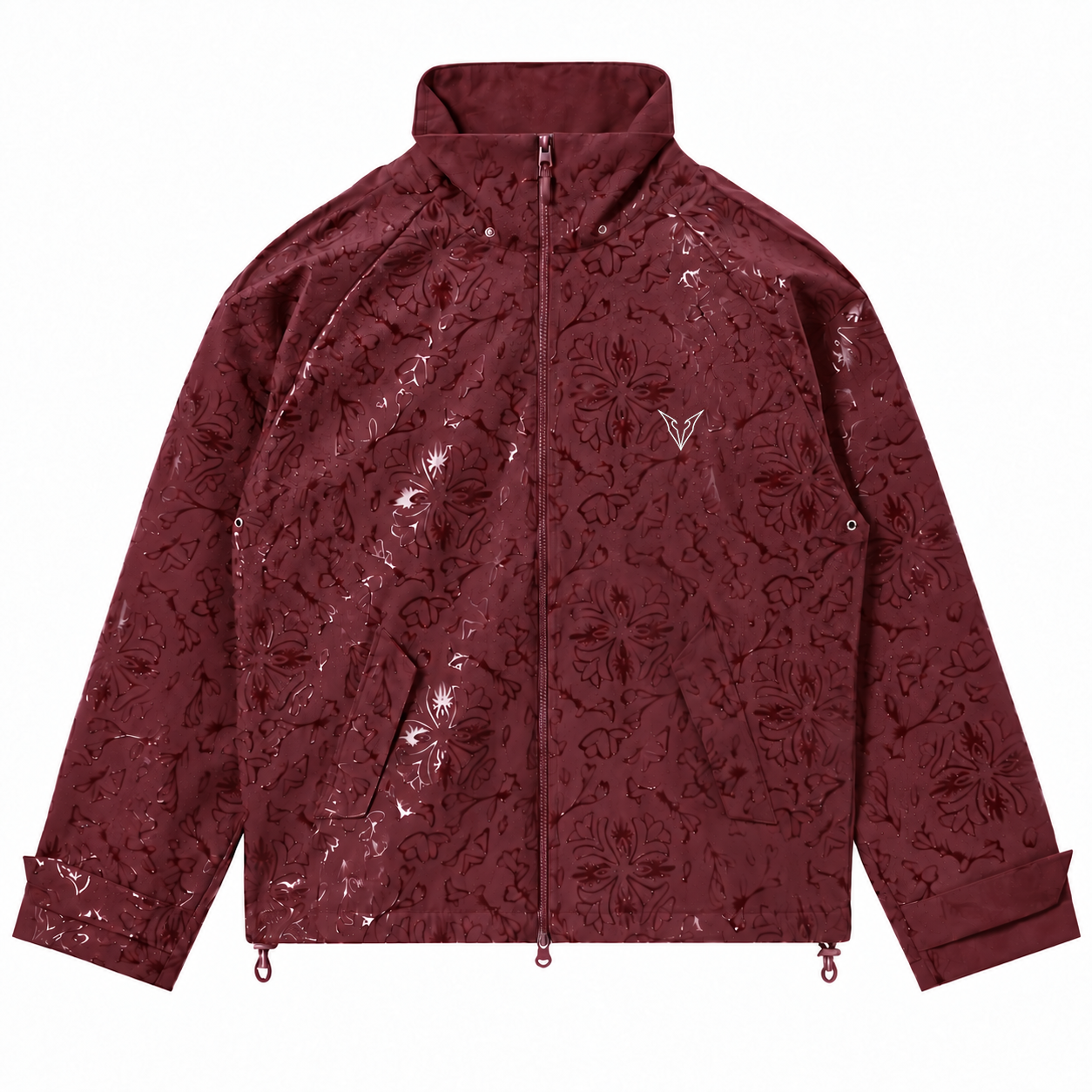 Burgundy Water Reactive Vanguard Shell Jacket