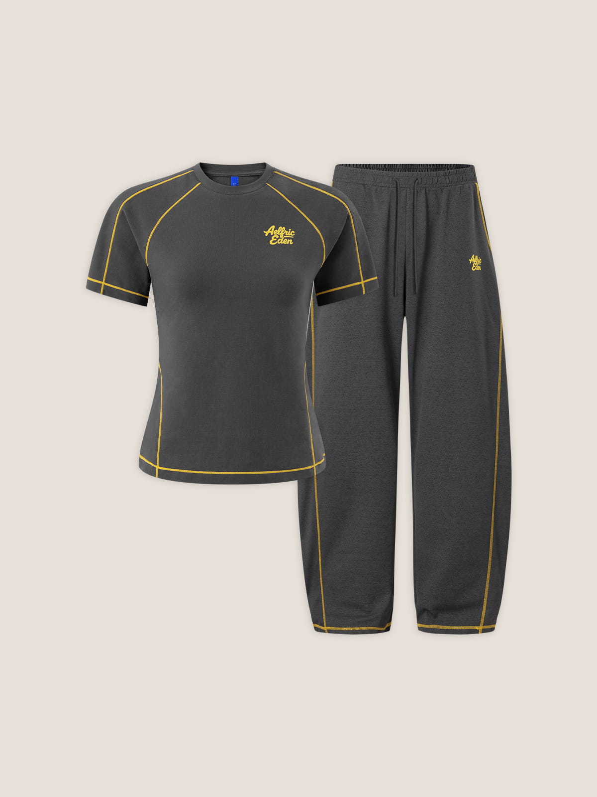 Slim Sweat Sets-Blue