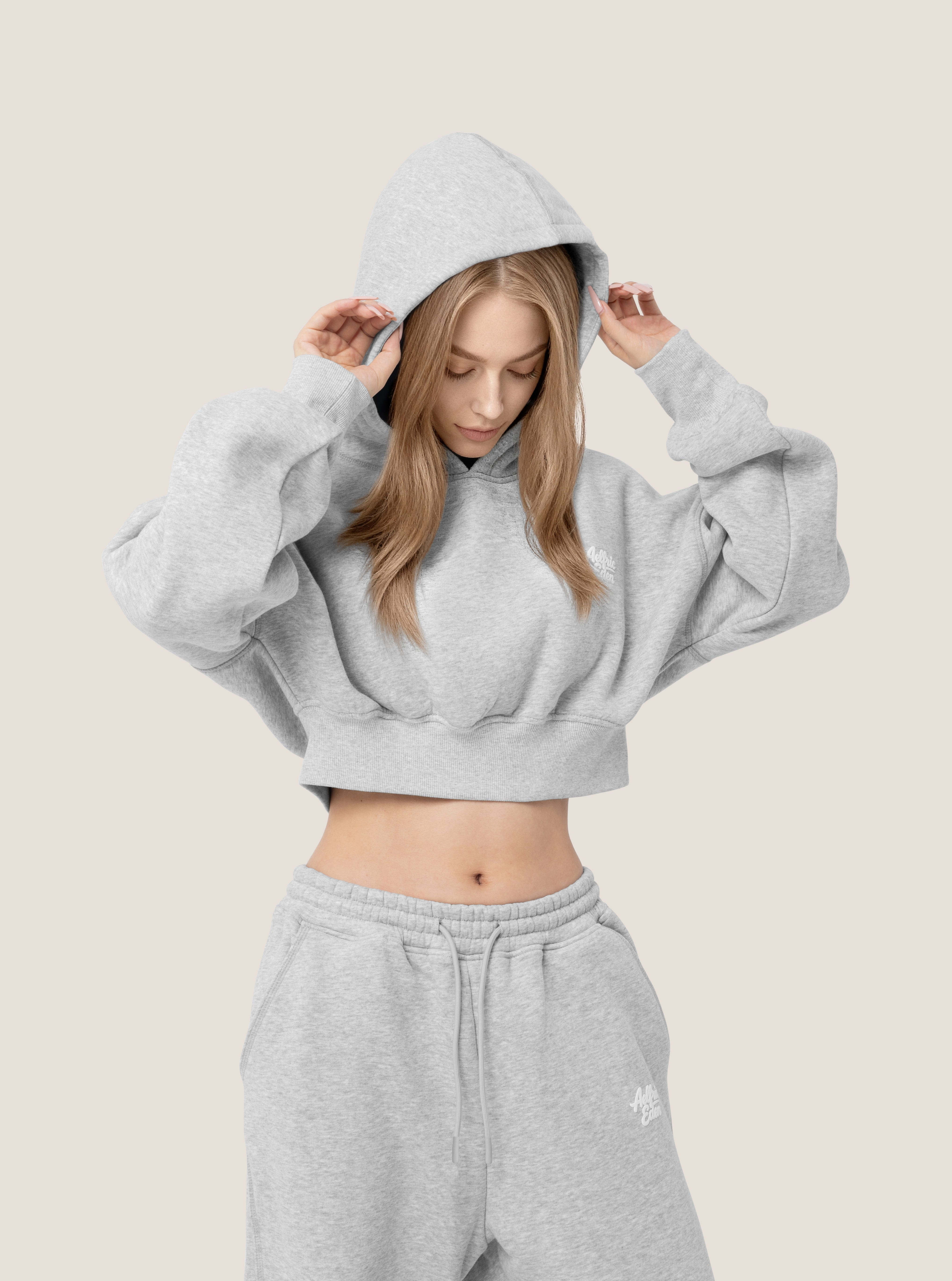 Soufflé Cropped Hoodie Sets