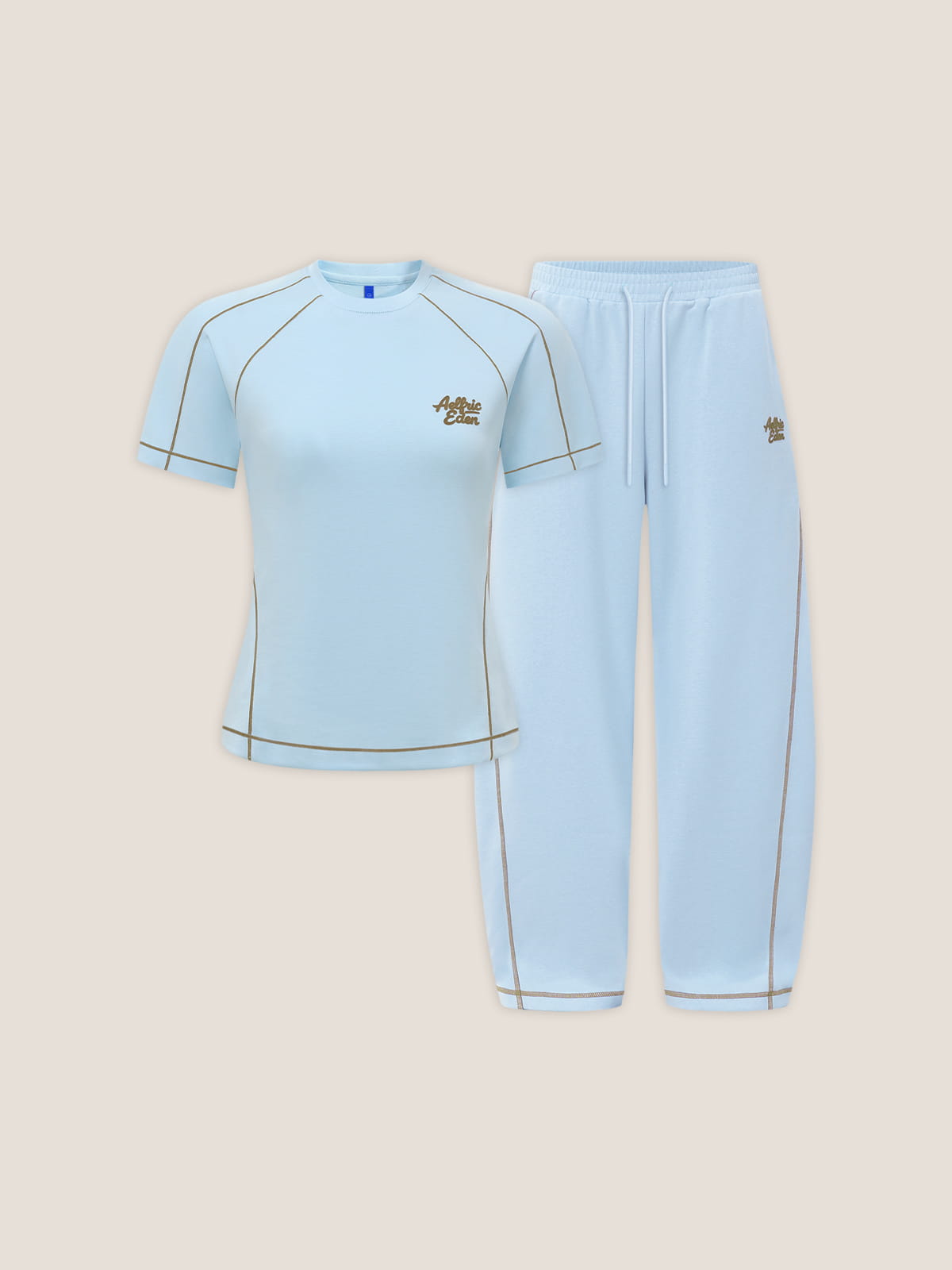 Slim Sweat Sets-Blue