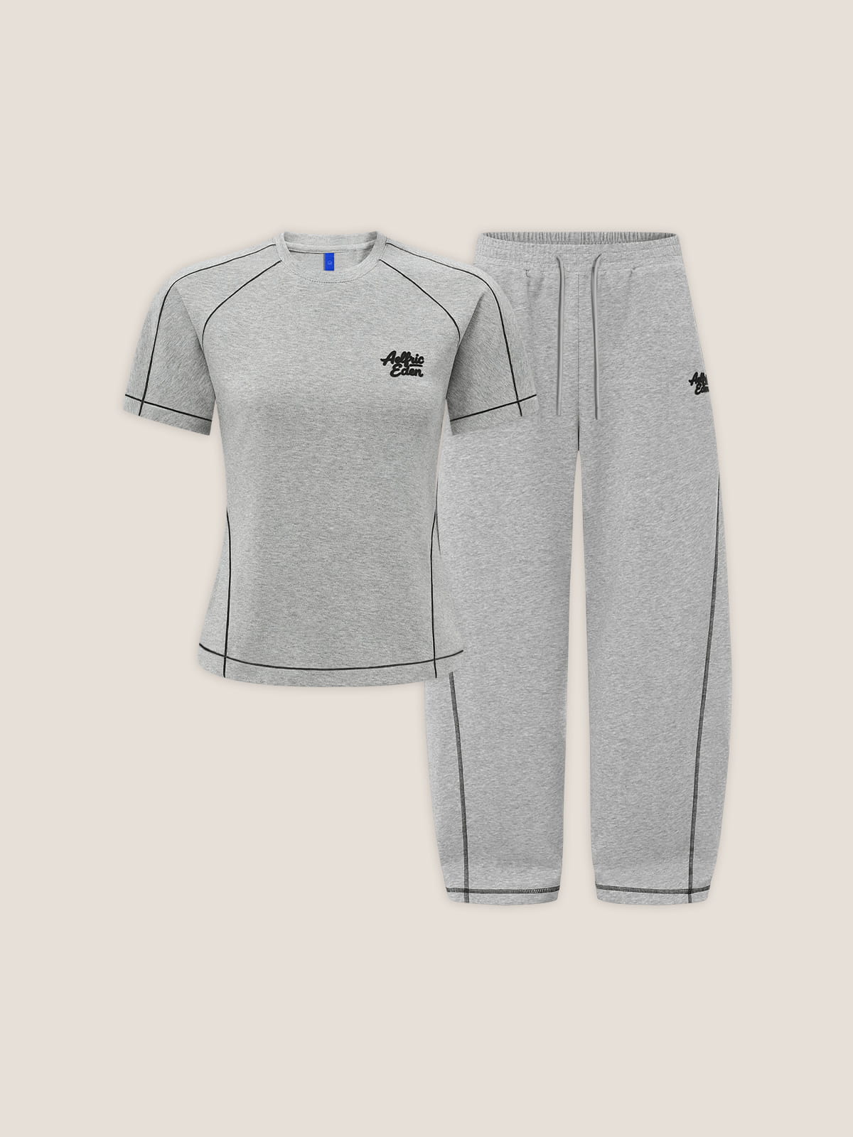 Slim Sweat Sets-Blue
