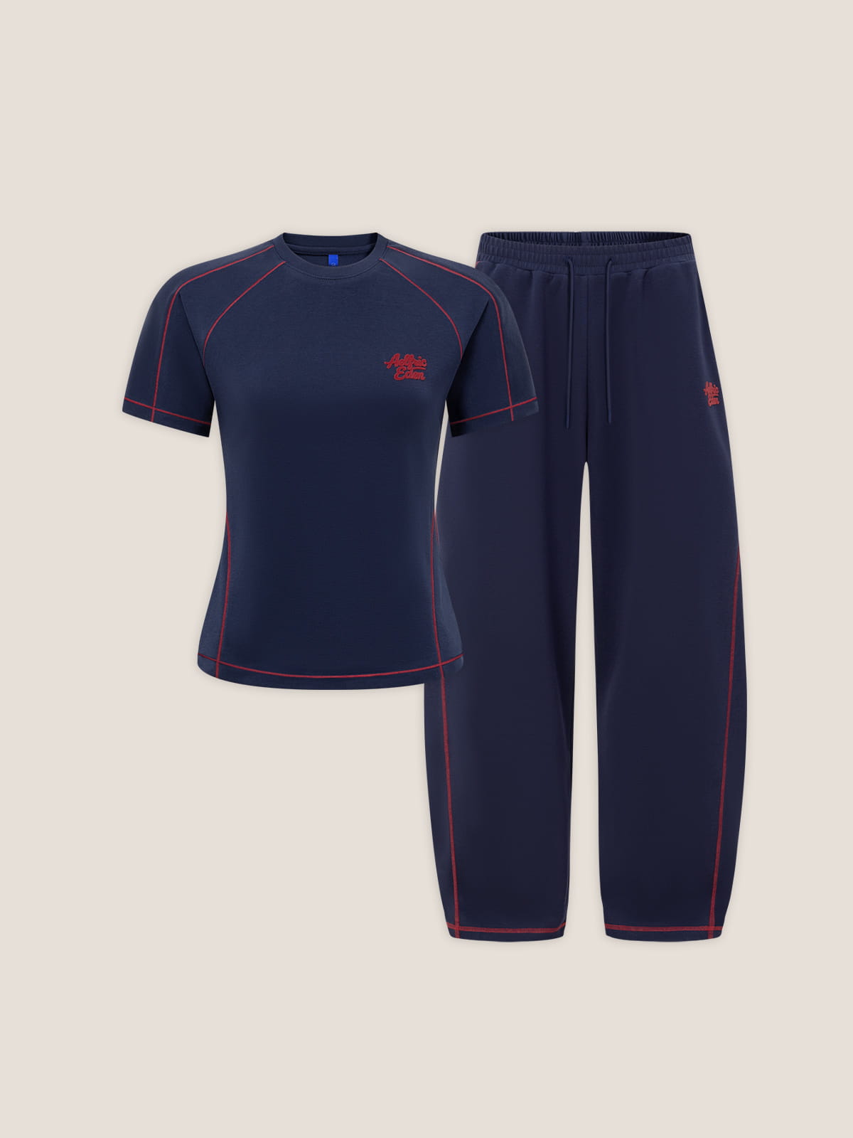 Slim Sweat Sets-Blue