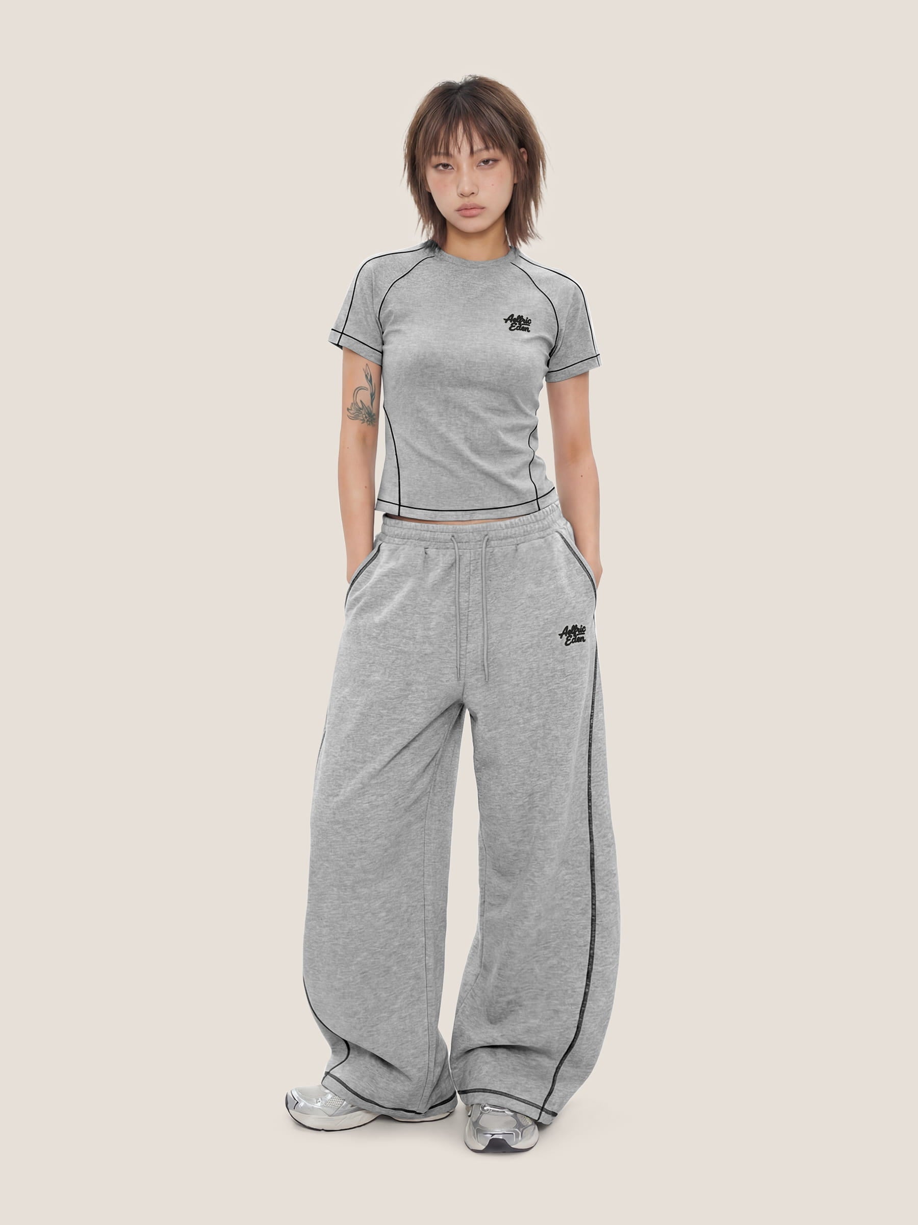 Slim Sweat Sets-Blue