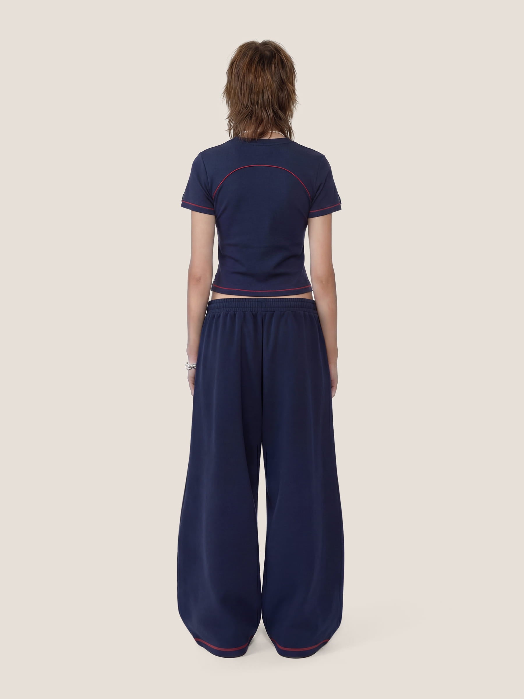Slim Sweat Sets-Blue