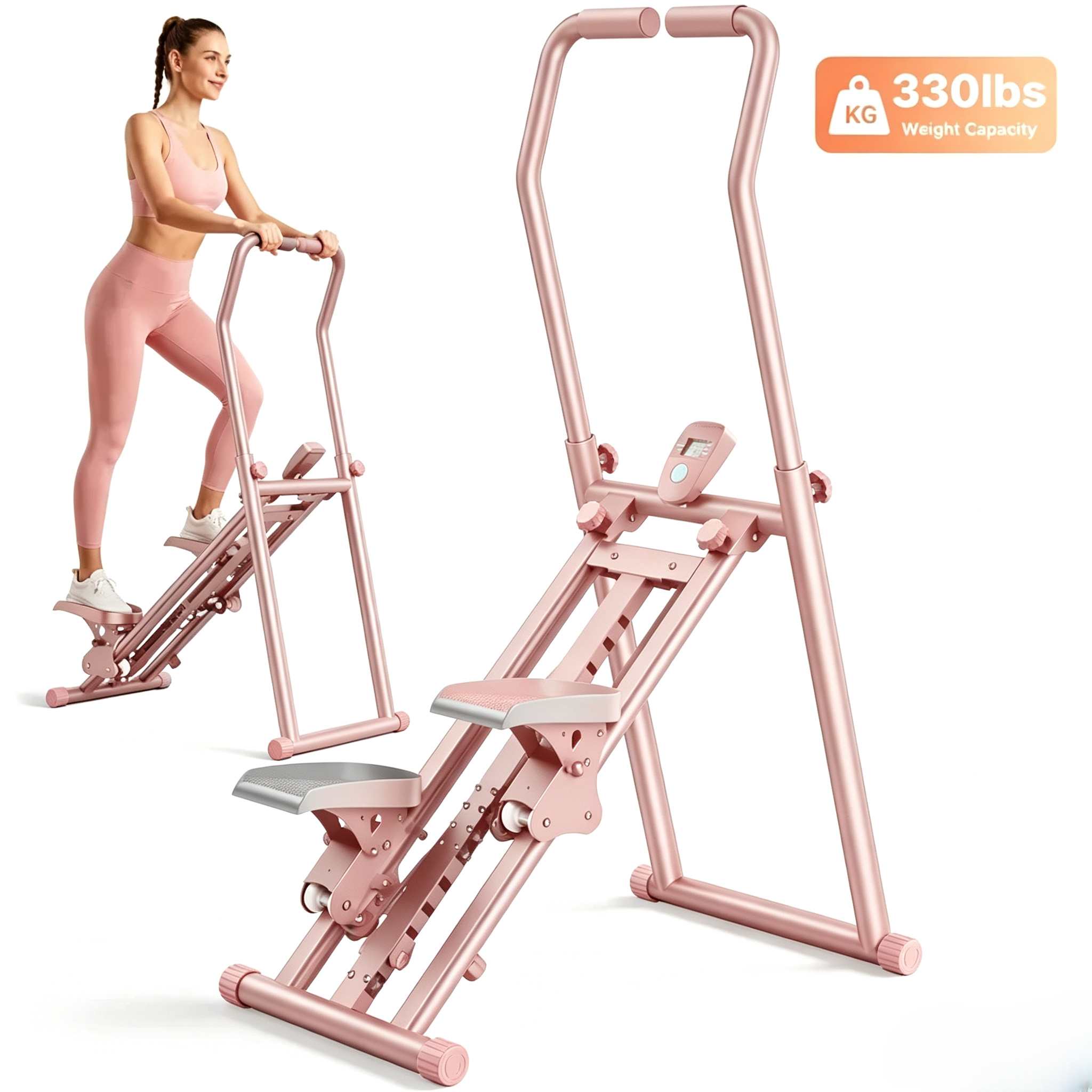 Stair Stepper with Handlebar - Full-Body Workout