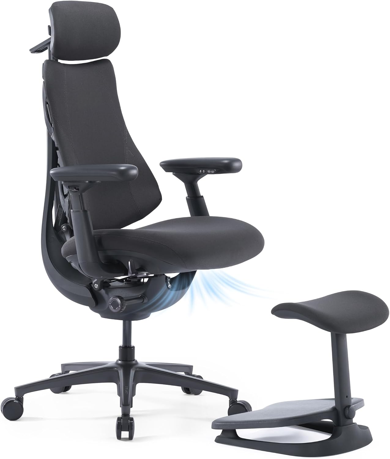 Omni PRO Dynamic Ergonomic Office Chair, Built-in Fan, 48cm