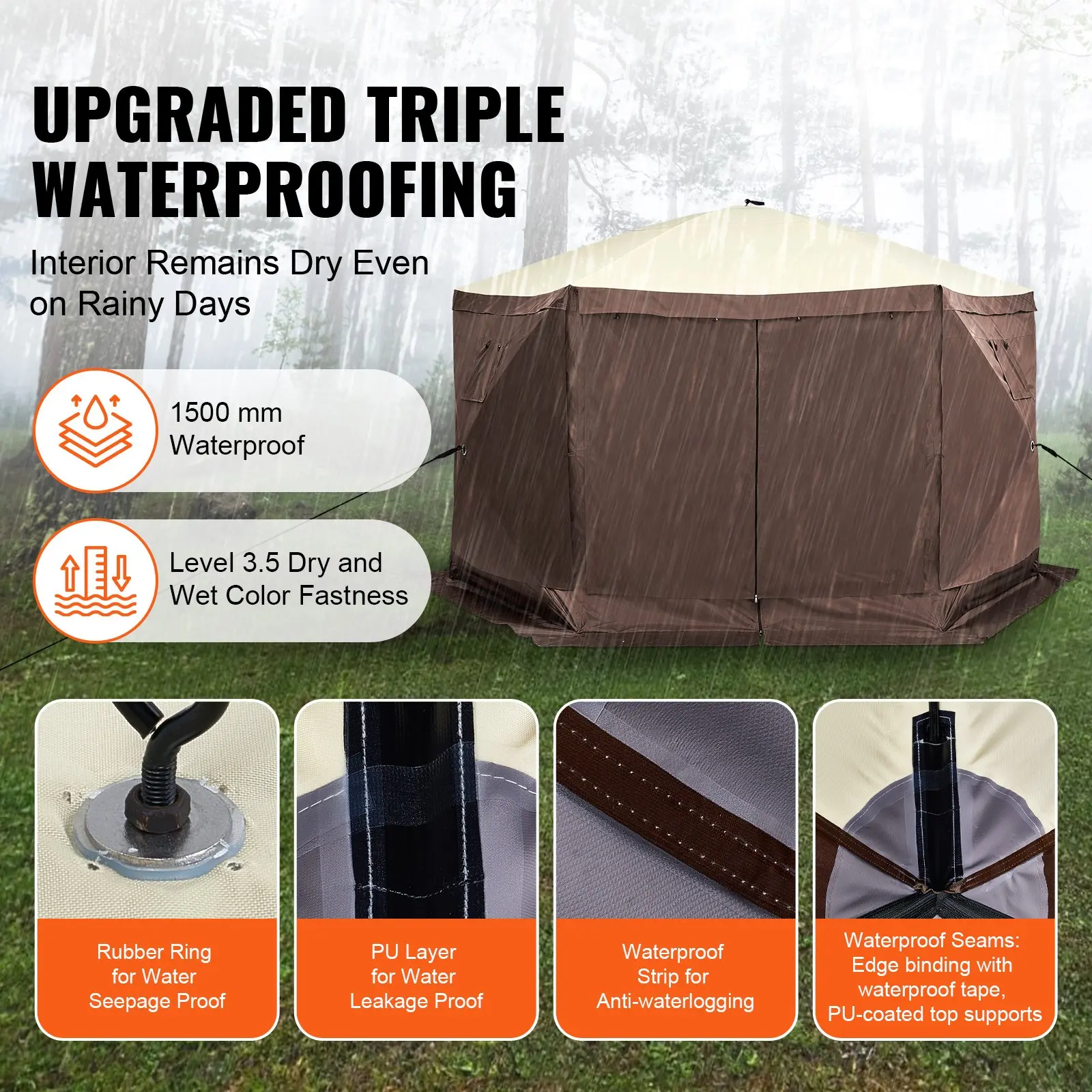 Pop-Up Sunshade Canopy Tent