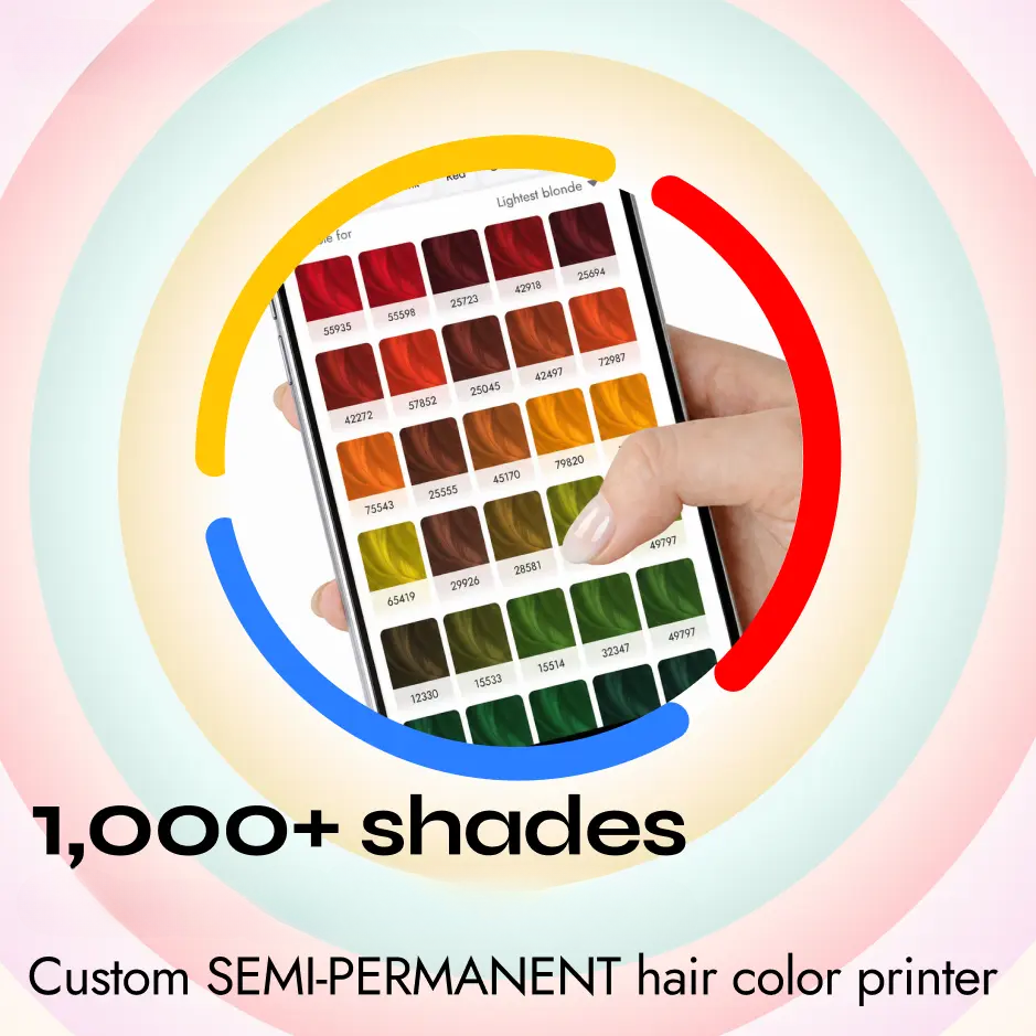 Smart Semi-Permanent Hair Color Creator.