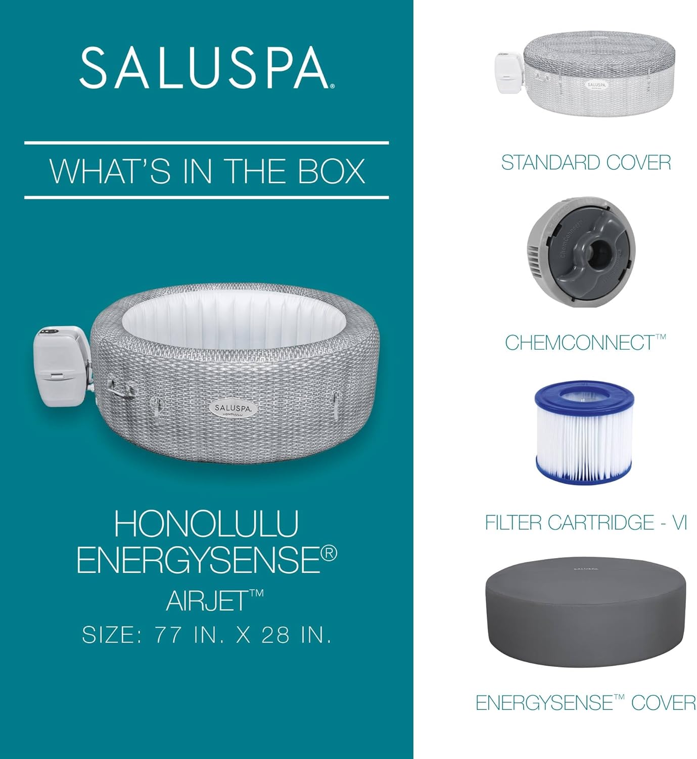 🎉( CLEARANCE SALE ) 🎉✨1-10 Person EnergySense Inflatable Heated Hot Tub