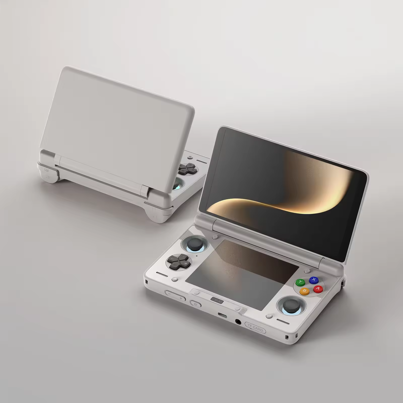 Dual-Screen Flip Handheld Console | Snapdragon 8 Gen 2 Gaming.