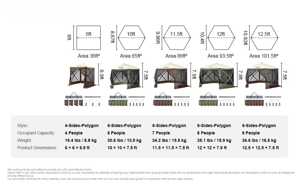 Camping gazebo lifestyle use case image
