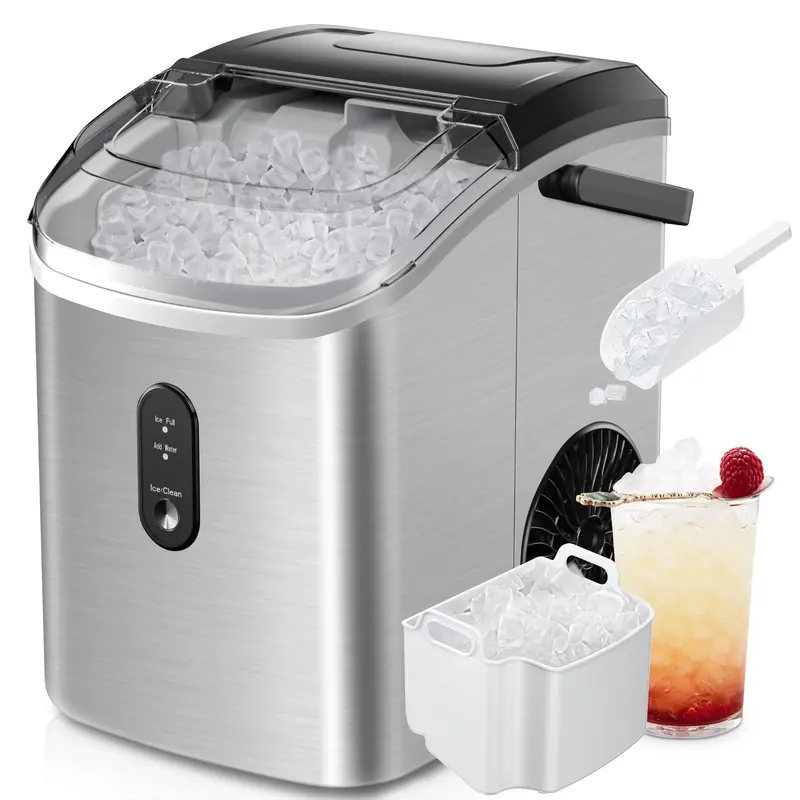  Nugget Ice Maker - 35lbs/24H Self-Cleaning