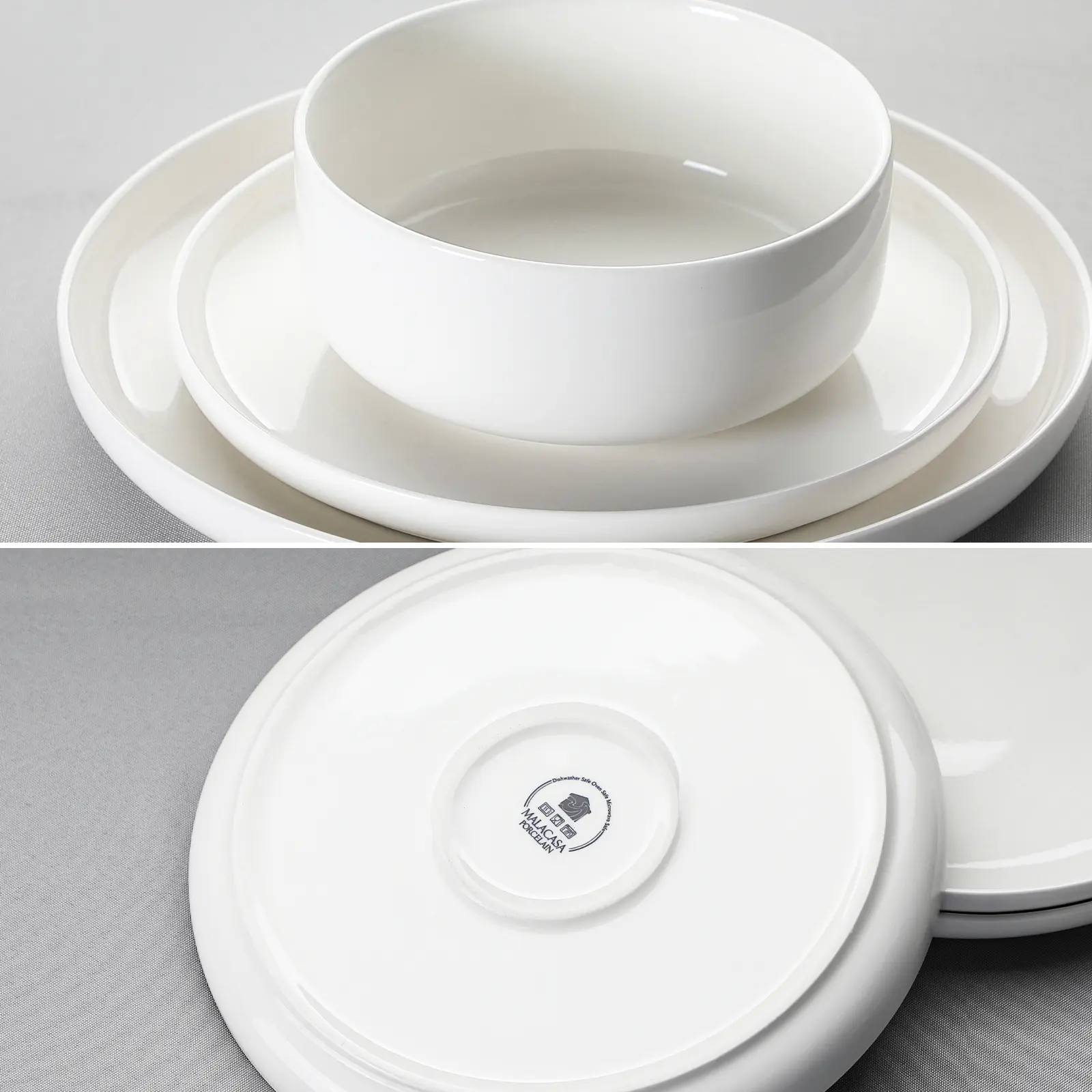 12/16/18/24 Pieces Porcelain Dinnerware Set