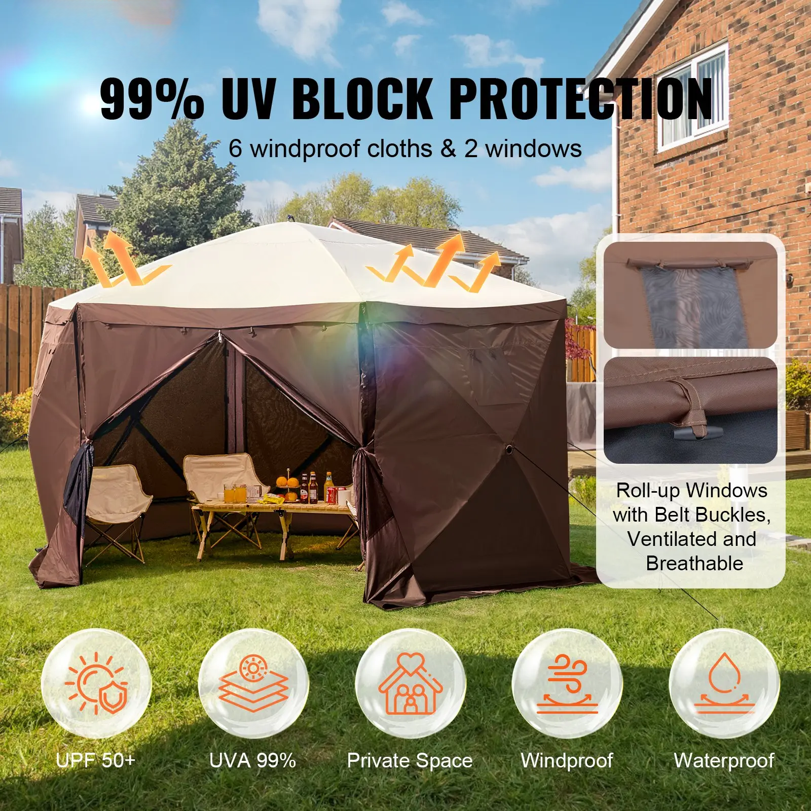 Pop-Up Sunshade Canopy Tent