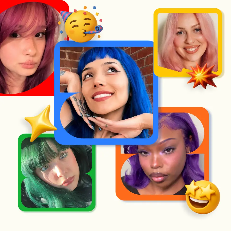 Smart Semi-Permanent Hair Color Creator.