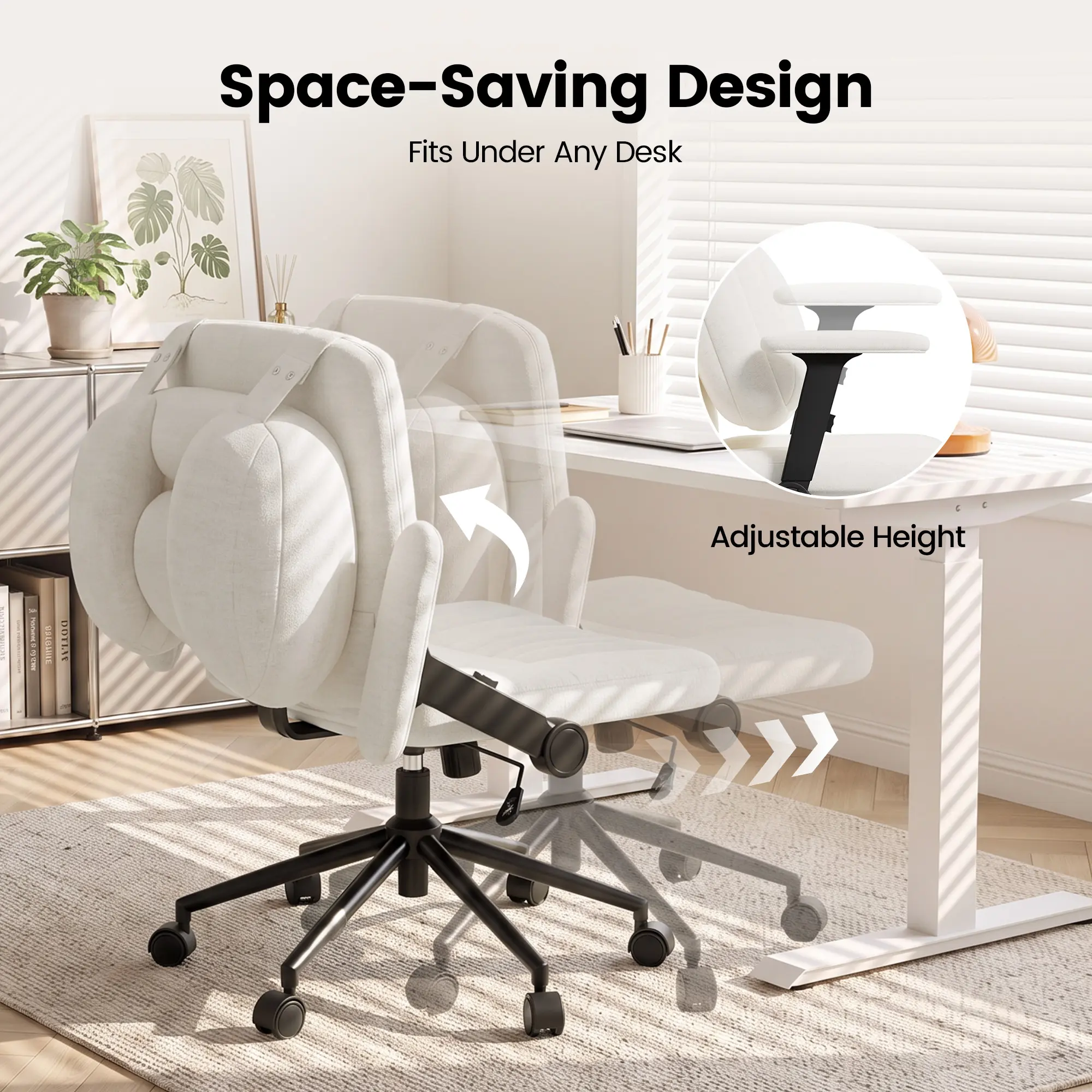 Criss Cross Office Chair with Lumbar Support.
