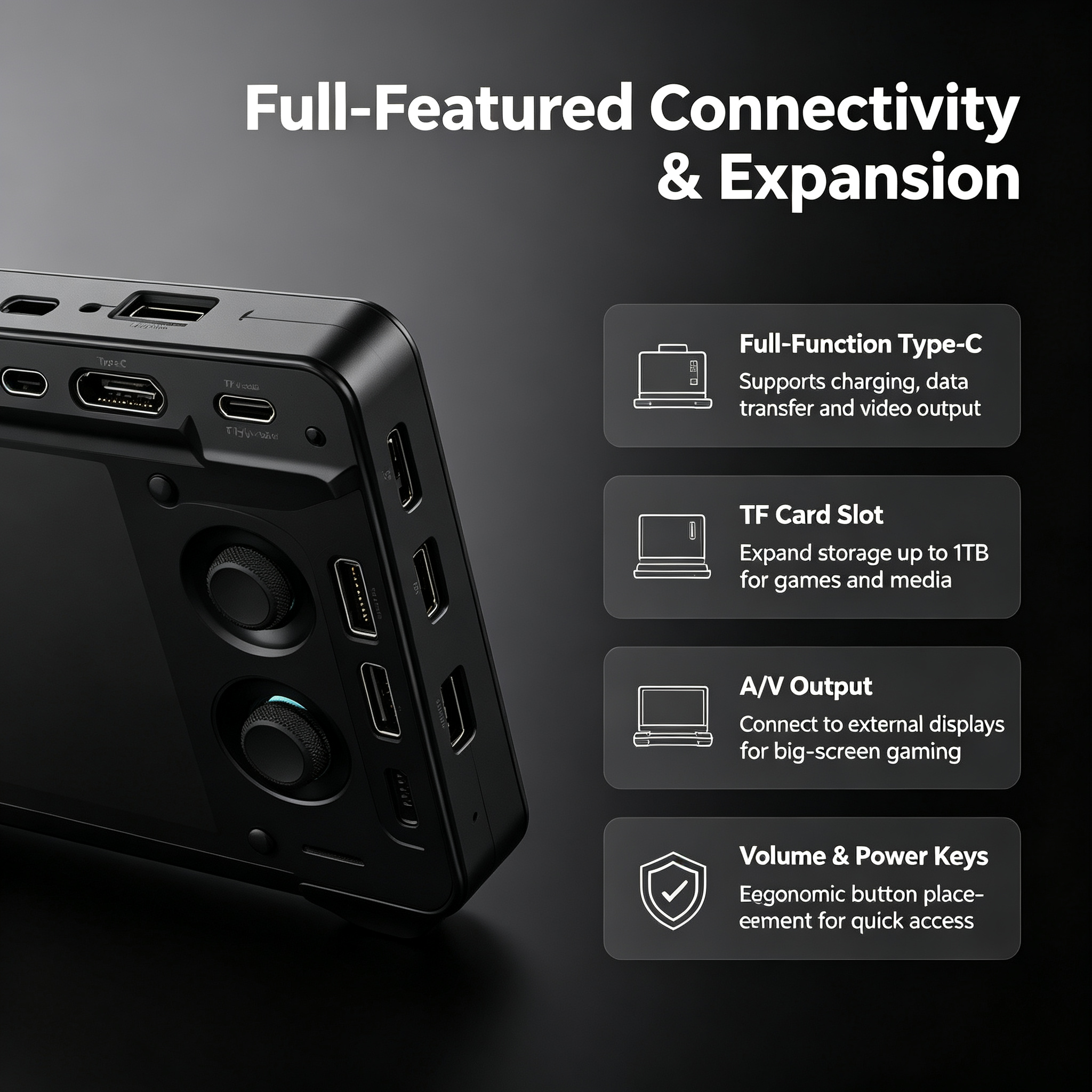 Dual-Screen Flip Handheld Console | Snapdragon 8 Gen 2 Gaming.