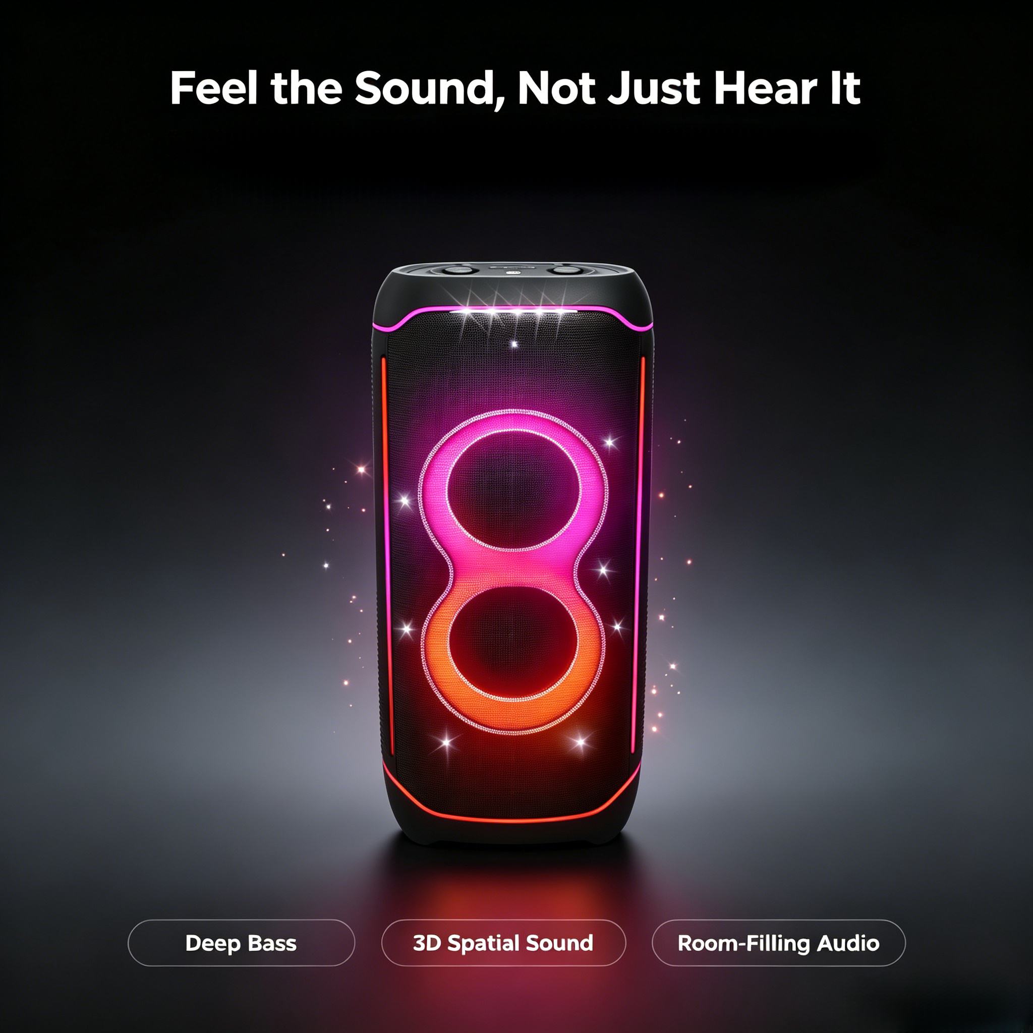Multi Purpose Party Speaker, with Wi-fi & Bluetooth Connectivity, 