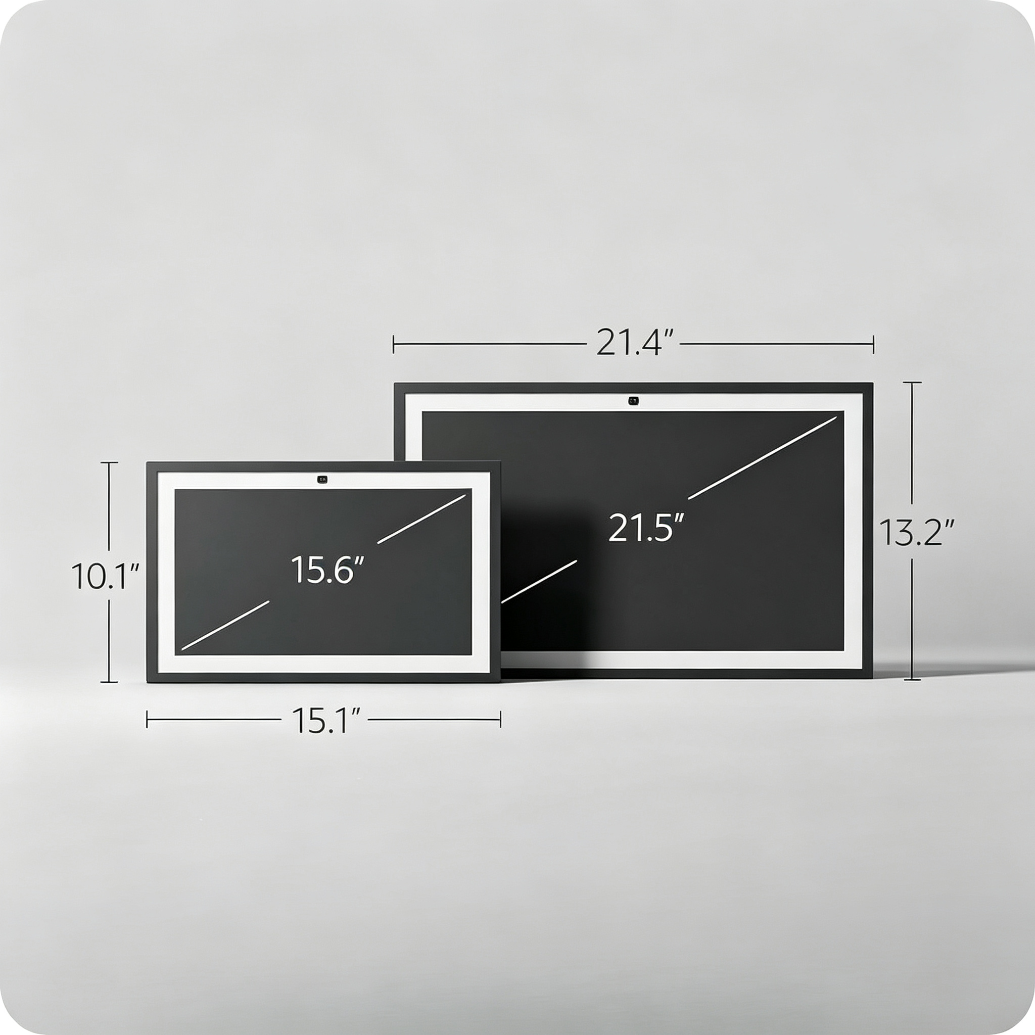 Full HD 15.6" kitchen hub for home organization, with built-in Fire TV.