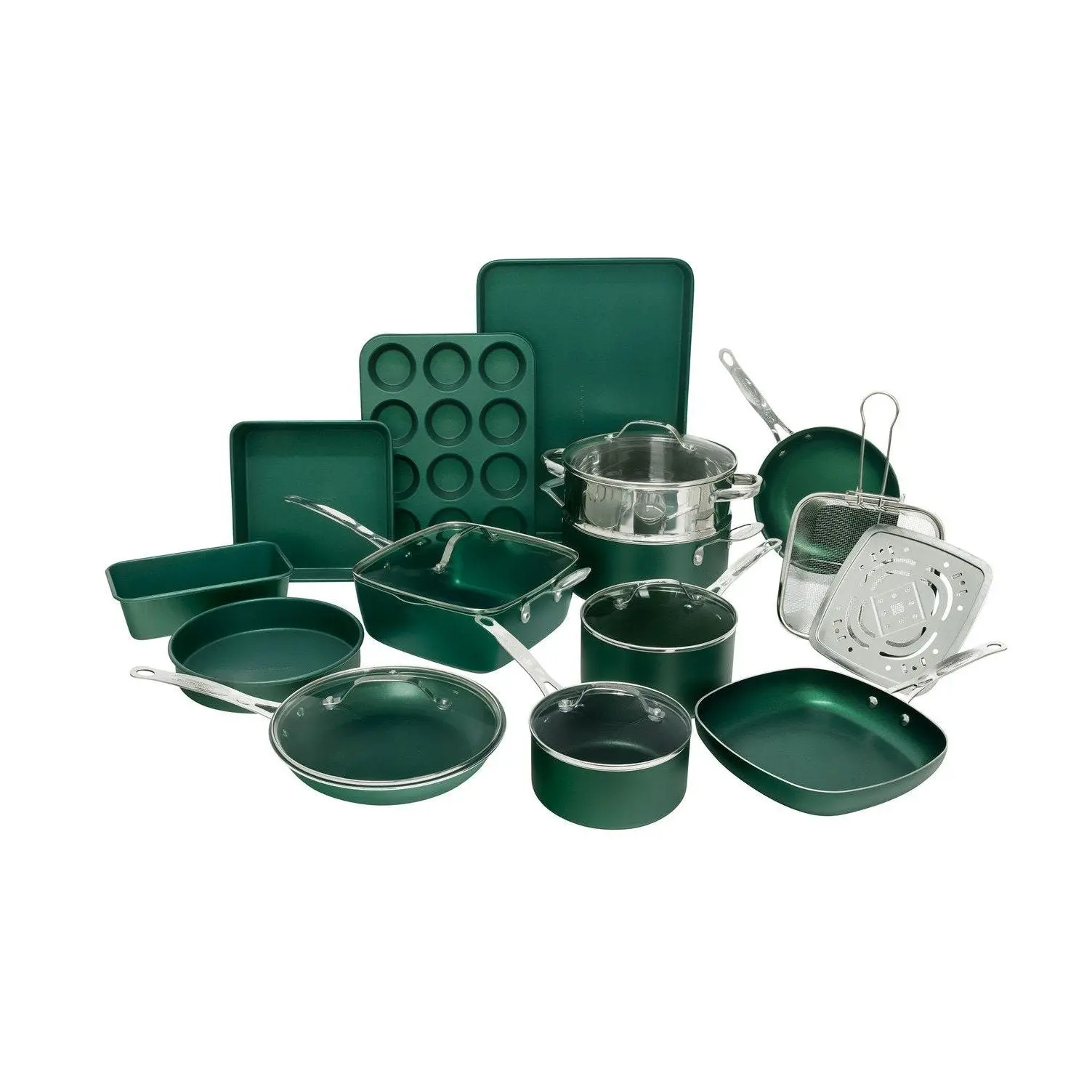 Granitestone Kitchen In A Box - 20pcs Cookware Set